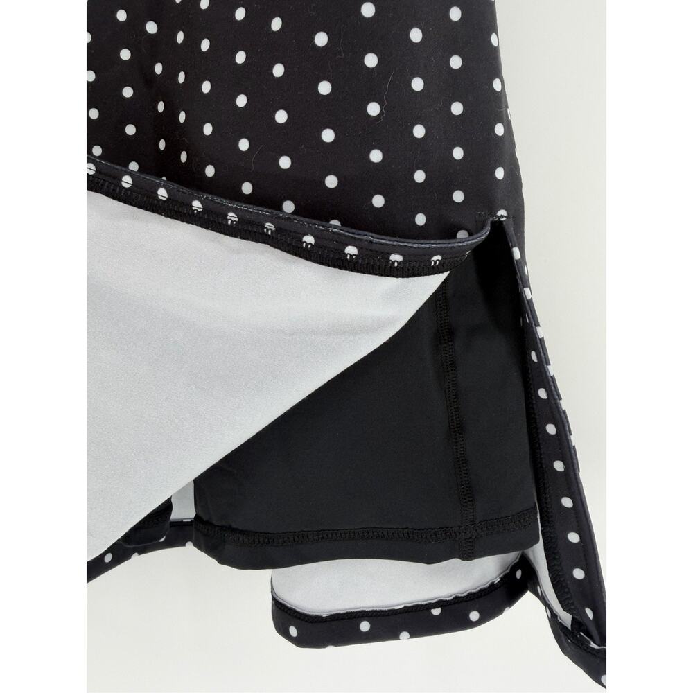 NEW Glyder Sculpt Dress Black/White Polka Dot Lined Activewear Tennis Medium - Picture 8 of 9